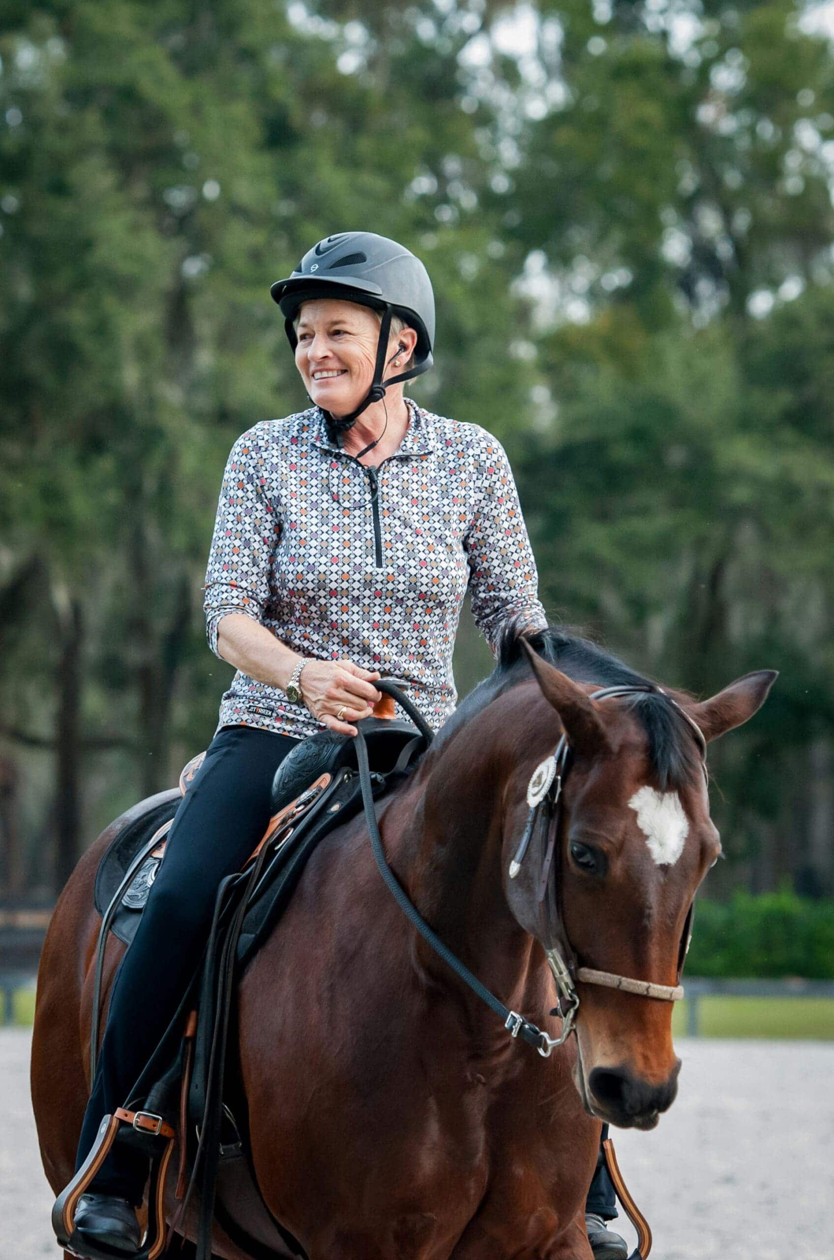 Linda Parelli with a horse